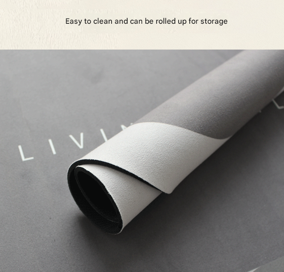 Kitchen Countertop Drainage Mat Absorbent Quick Dry Tech Velvet Dish Drying Pad 40x60cm(CD0075-1)
