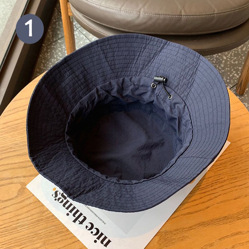 Khaki Packable Bucket Hat Unisex Wide Brim Foldable Sun Protection Hiking Travel Cap
