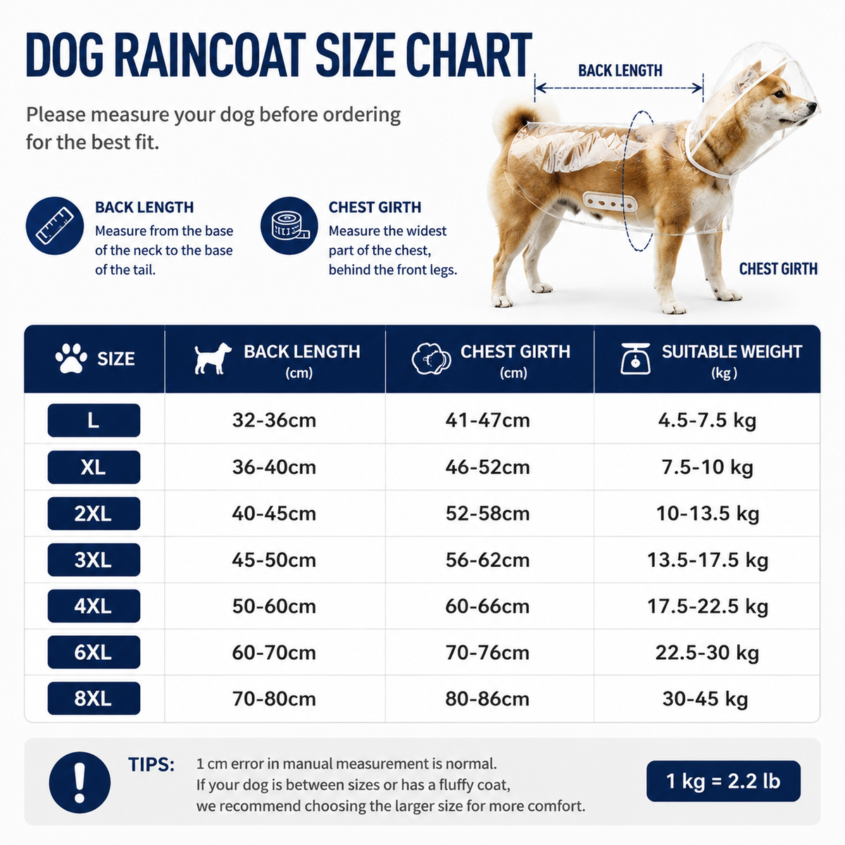 3 Piece Rainy Day Pet Care Set - 3XL Size Waterproof Dog Hooded EVA Transparent Raincoat with Full-Coverage Poncho Design Adjustable Snaps and Leash Access, Free High Absorbency Quick Dry 30 × 30cm Towel and 140 × 70cm Large Bath Towel for Small Medium La