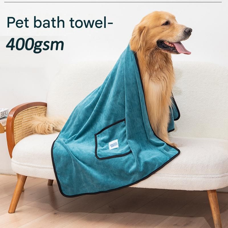 3 Piece Dog Rain Gear Set -M size  Pet Rainy Day Kit with Grey Waterproof Dog Raincoat,  yellow Waterproof Rain Boots Set of 4 and grey Super Absorbent Quick Dry Pet Towel for Small and Medium Dogs