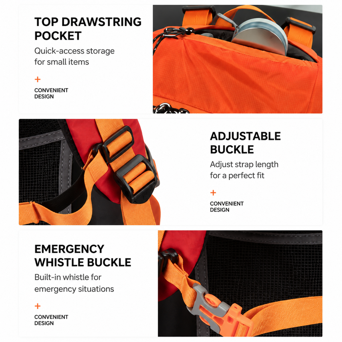 40L Yellow Lightweight Outdoor Hiking Backpack with Rain Cover, Multi-Pocket Storage and Gear Attachments - Waterproof Travel Daypack for Trekking Camping Cycling Adventures