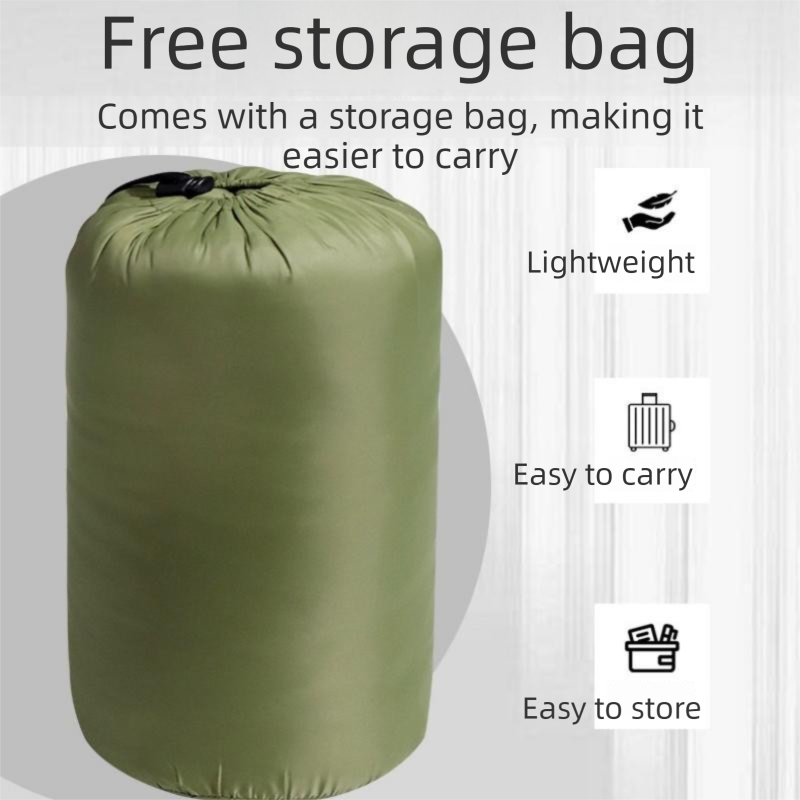 Grey Lightweight Travel Blanket with Buckle - 0.68kg Waterproof Nylon Poncho for Camping and Picnic - Compact Foldable Cover with Storage Bag