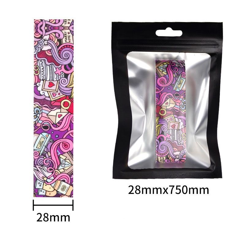 Pickleball Paddle Edge Protection Tape - Dreamy Party Pattern TPU Protective Strip 28mm x 750mm, Anti Scratch Wear Resistant Paddle Guard Tape, Personalised Sports Accessory for Pickleball Players