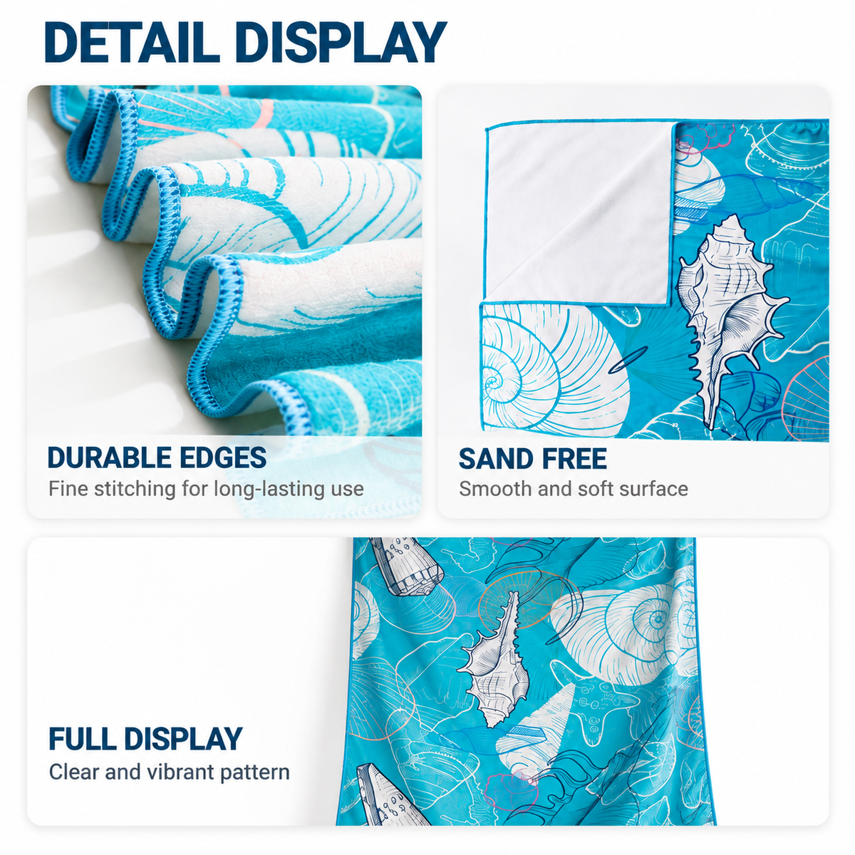 Quick Dry Microfibre Beach Towel (Orange Jellyfish)- 70 x 140 cm Printed Sand Resistant Lightweight Absorbent Travel Towel for Swimming, Pool, Beach, Gym and Holidays