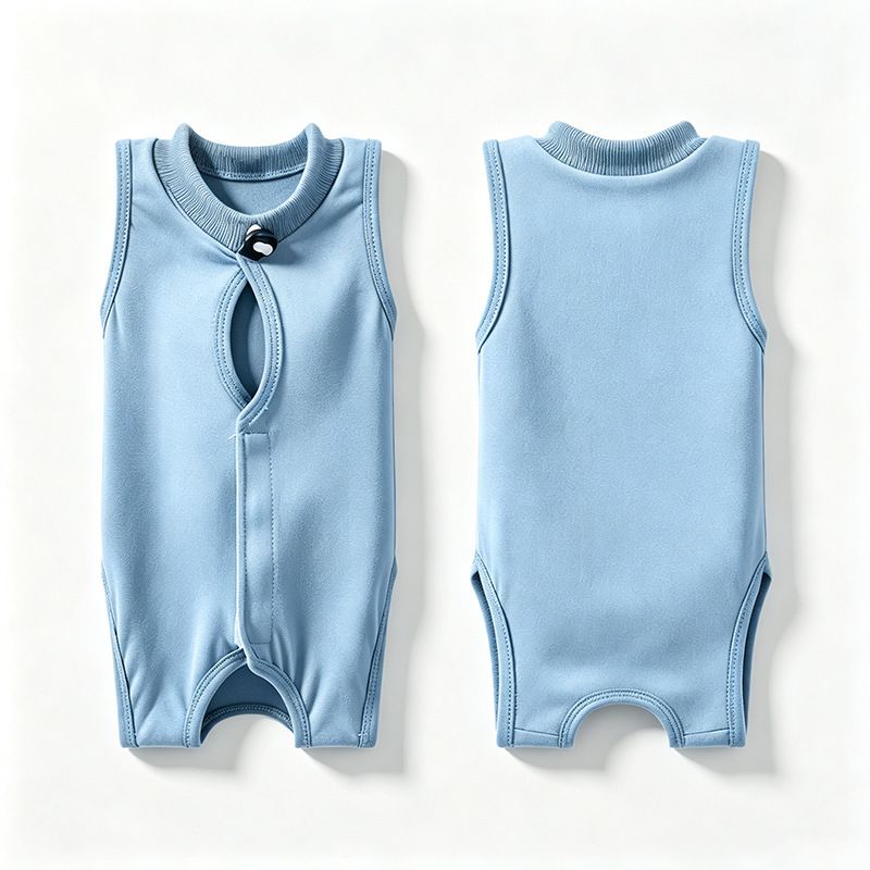 Blue Pet Recovery Suit L Size (Approx.4-7 kg kg) - Modal Stretch Post Surgery Bodysuit, Breathable Abdominal Coverage and Anti Licking Clothing for Cats and Dogs