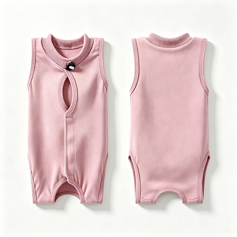 Pink Pet Recovery Suit L Size (Approx.4-7 kg kg) - Modal Stretch Post Surgery Bodysuit, Breathable Abdominal Coverage and Anti Licking Clothing for Cats and Dogs