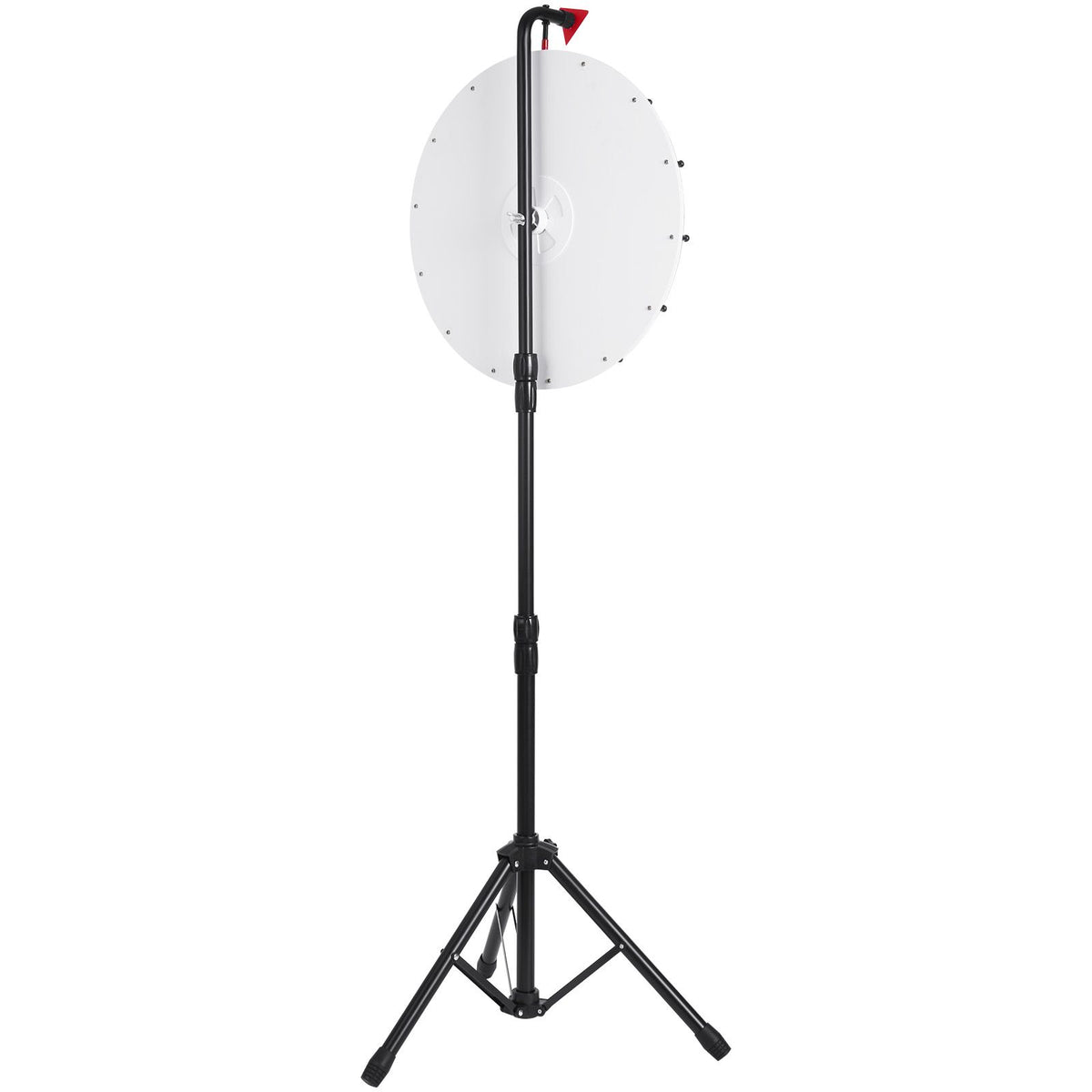 18 Inch Tabletop Color Prize Wheel with Folding Tripod Floor Stand 14 Slots Dry Erase