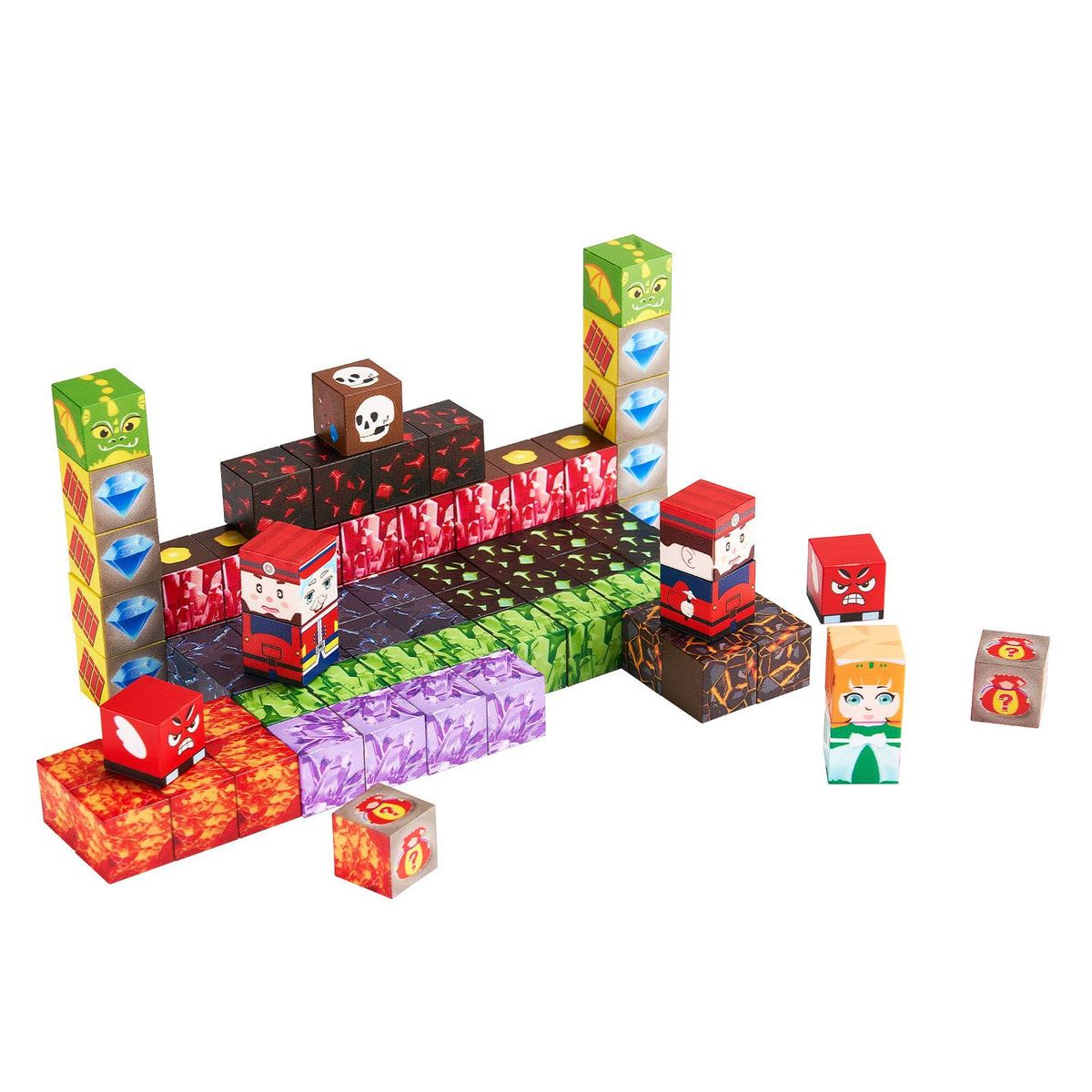 Magnetic Blocks, 150 PCS Dark Castle Set, Magnetic Building Cubes for Kids, STEM Montessori Sensory Toys for Christmas Birthday Gift, Construction Stacking Toy for 3+ Years Old Boys & Girls