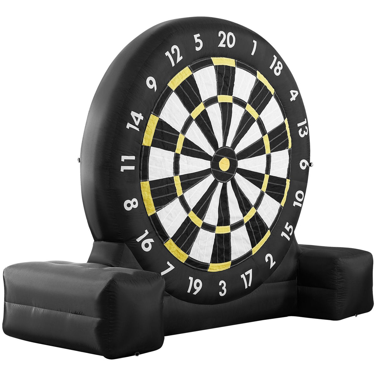 Inflatable Soccer Dart Board, over 2.5 m High Giant Soccer Dart Board with 9 Kick Balls & Air Pump, 2-Minutes Setup & Storage Bag for Easy Carrying, for Giant Yard Games, Giant Kick Darts Game