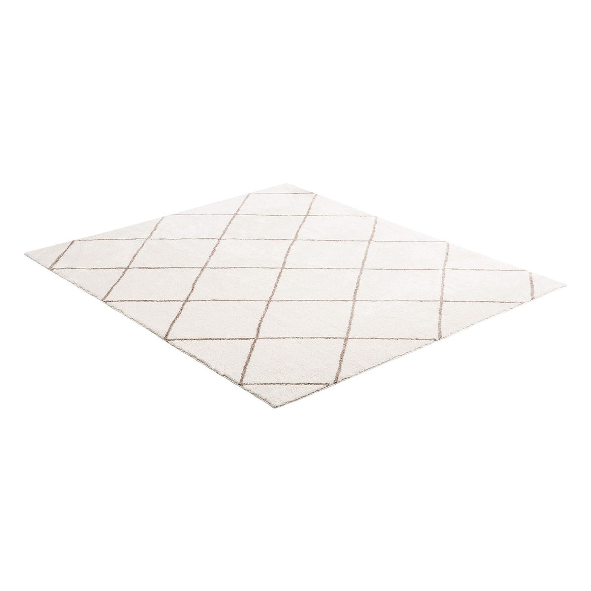 Indoor Plush Area Rugs, 2.44 x 3.05m Plush Carpet, Area Rugs Furry with Long Plushs Pile, Thick & Durable High-Pile Rug for High-Traffic Areas, Bedroom, Non-Shedding & Non-Slip Backing, Beige