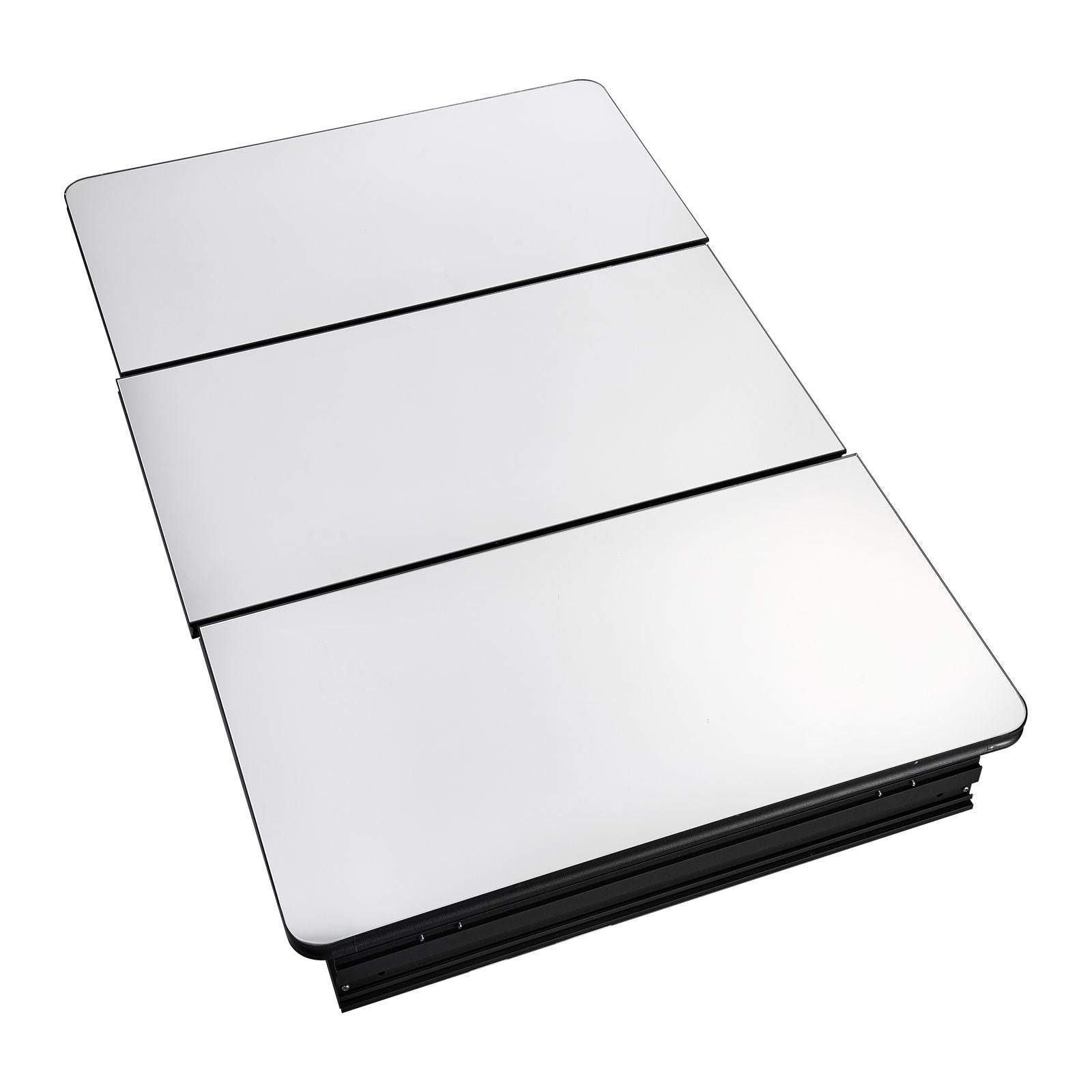 Medicine Cabinet, 25.5 x 40 inch, Medicine Cabinet for Bathroom with Mirror,  Aluminum Frame Bathroom Wall Cabinet, 4-layer Adjustable Shelves, Recessed & Wall-mounted Installation