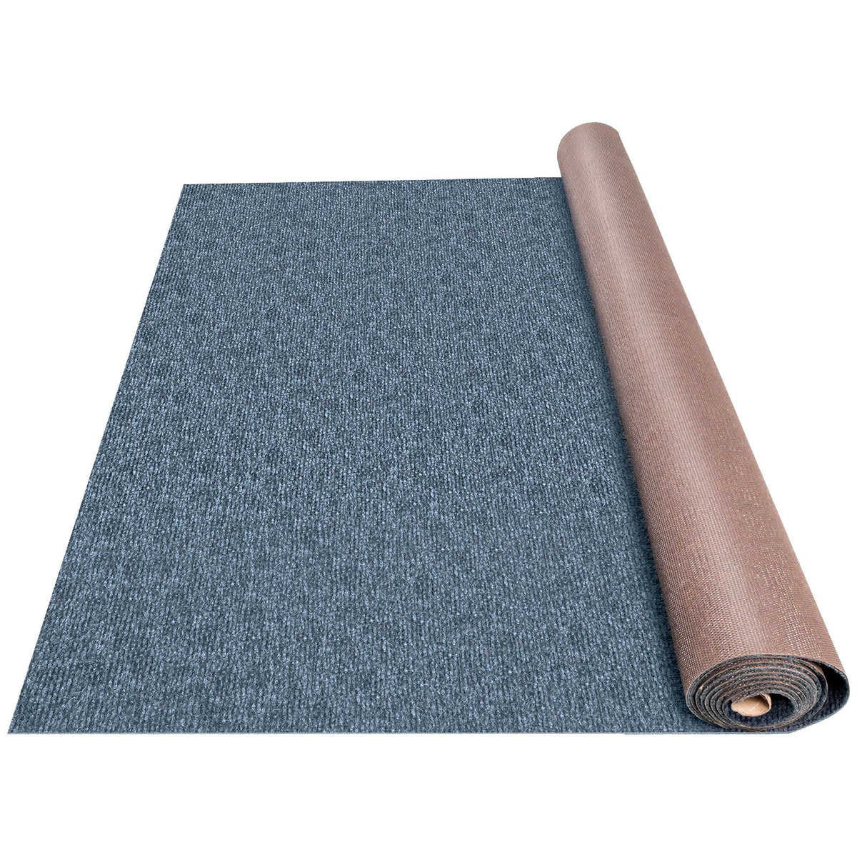 Gray Marine Carpet 6 ft x 36 ft, Boat Carpet Rugs, Indoor Outdoor Rugs for Patio Deck Anti-Slide TPR Water-Proof Back Outdoor Marine Carpeting Outdoor Carpet