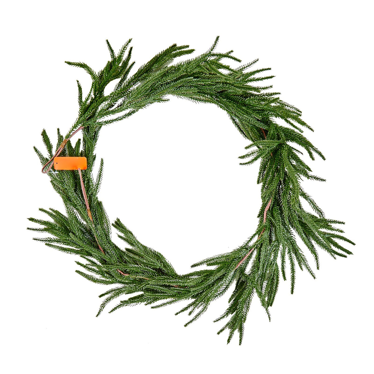 Christmas Garland, 1524 mm Realistic Norfolk Pine Garland, Evergreen Real Touch Artificial Faux Greenery Garlands, for Holiday Indoor Outdoor Xmas Decoration on Table, Mantel, and Fireplace