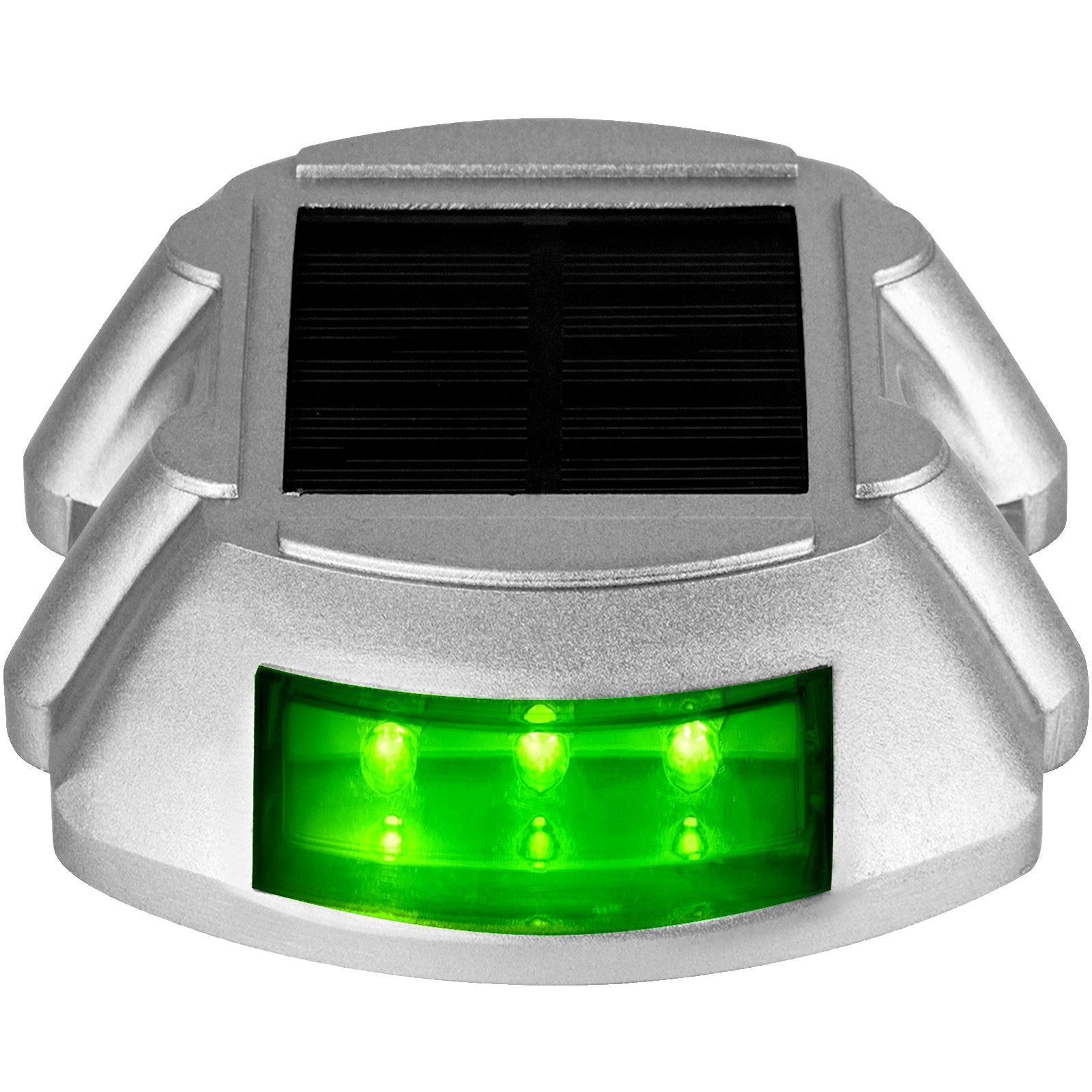VEVOR 8-Pack Solar Driveway Light LED Road Markers Green for Garden Pathway