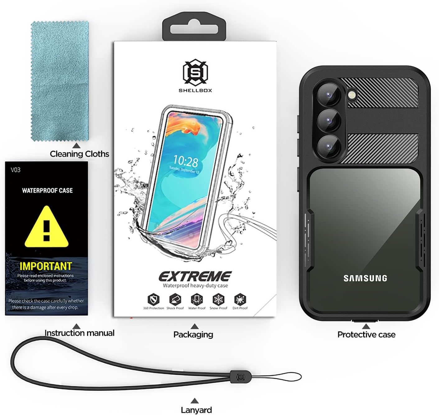 Samsung Galaxy S23 Case Waterproof