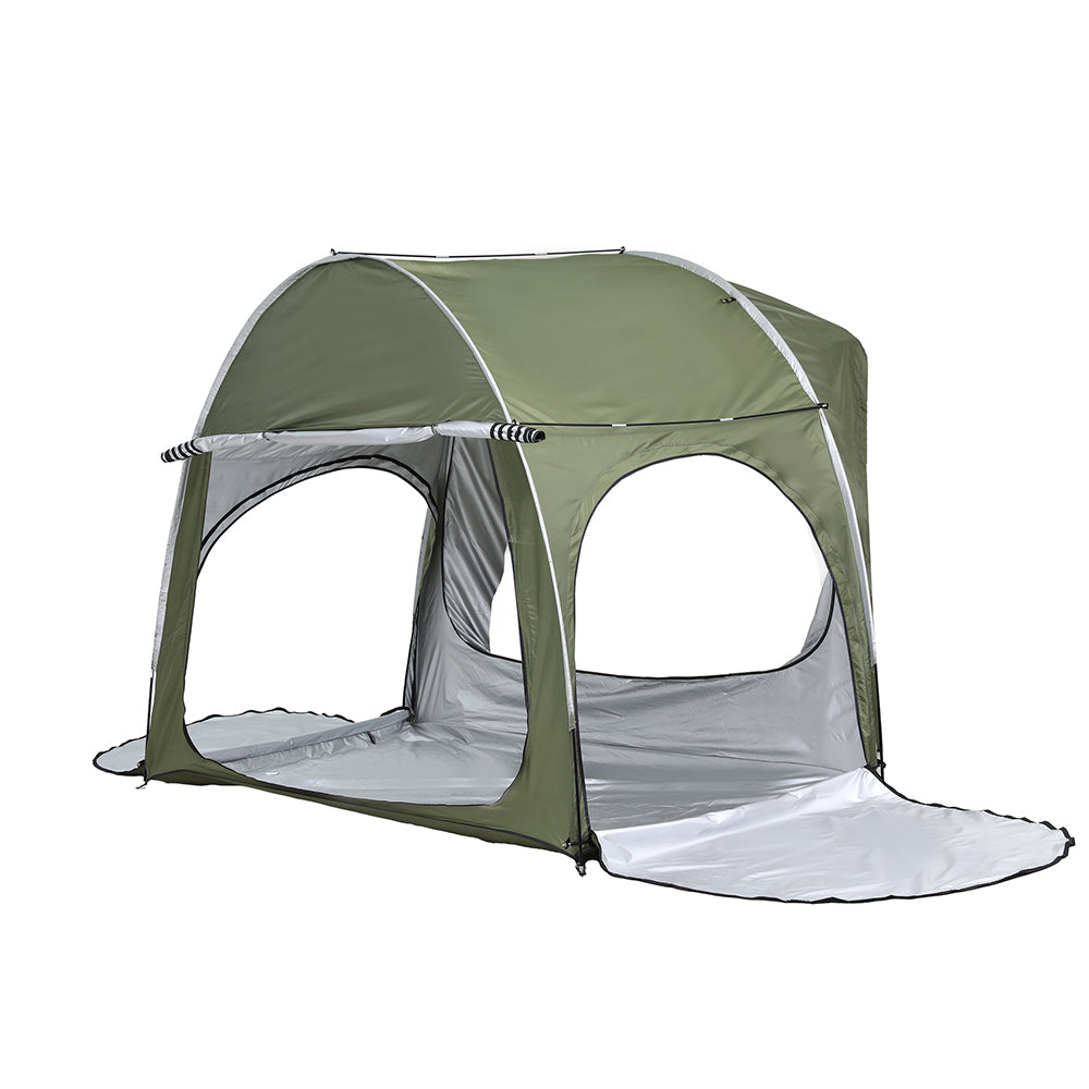Weisshorn Camping Tent Car SUV Rear Hatchback Tents Canopy Portable Outdoor Family green
