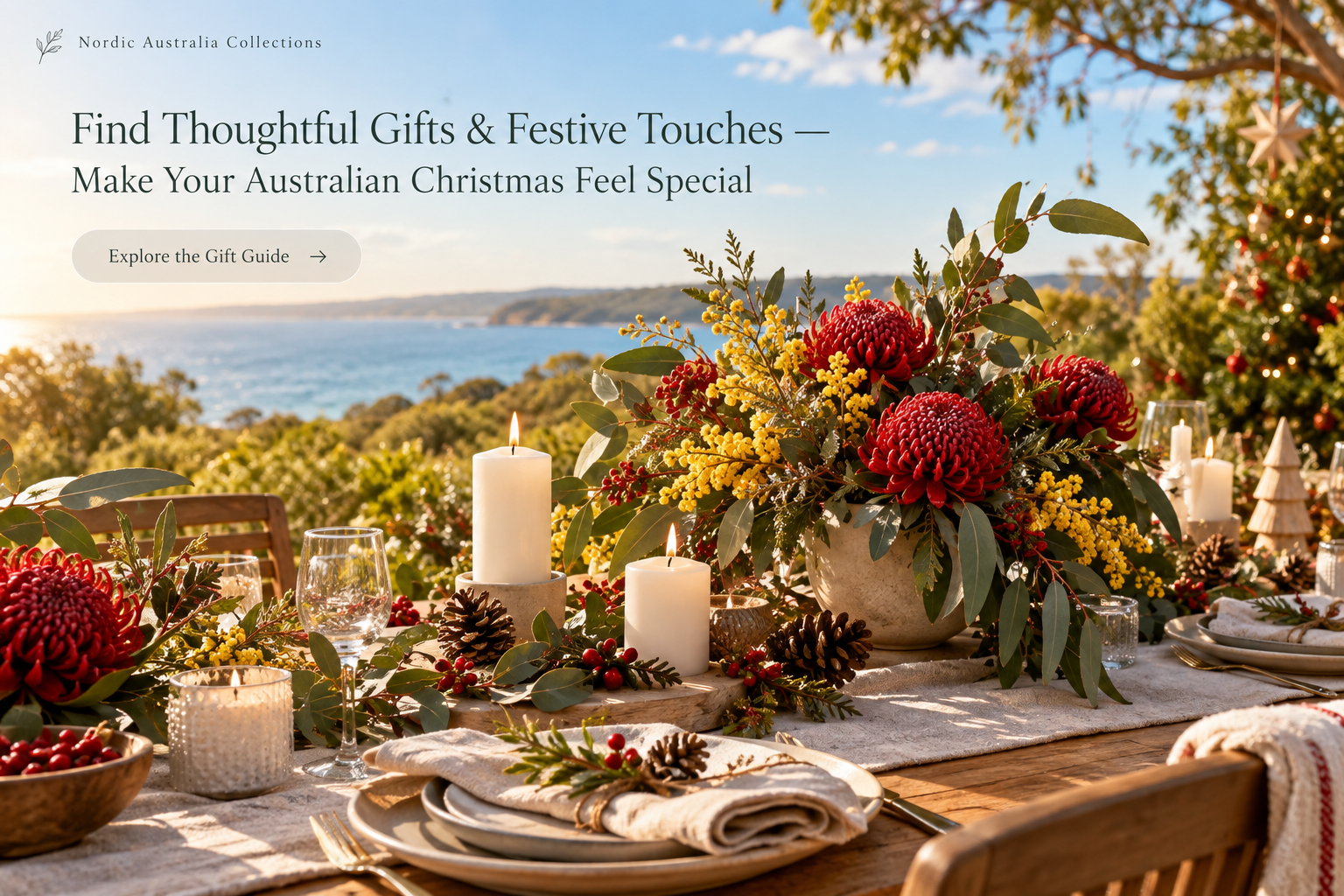 make it feel festive and useful for Australian shoppers, with a clear route into the Gift Guide