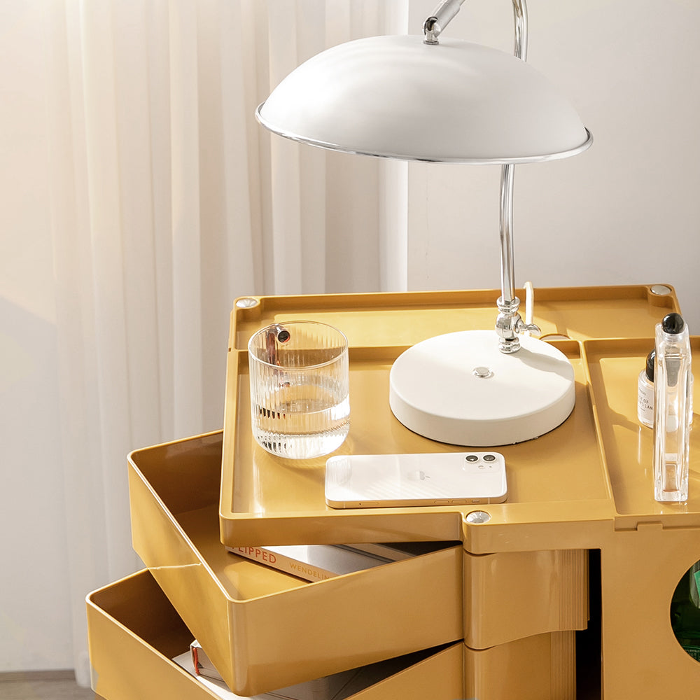ArtissIn Storage Trolley Bedide Table 5 Tier Cart Boby Replica Yellow