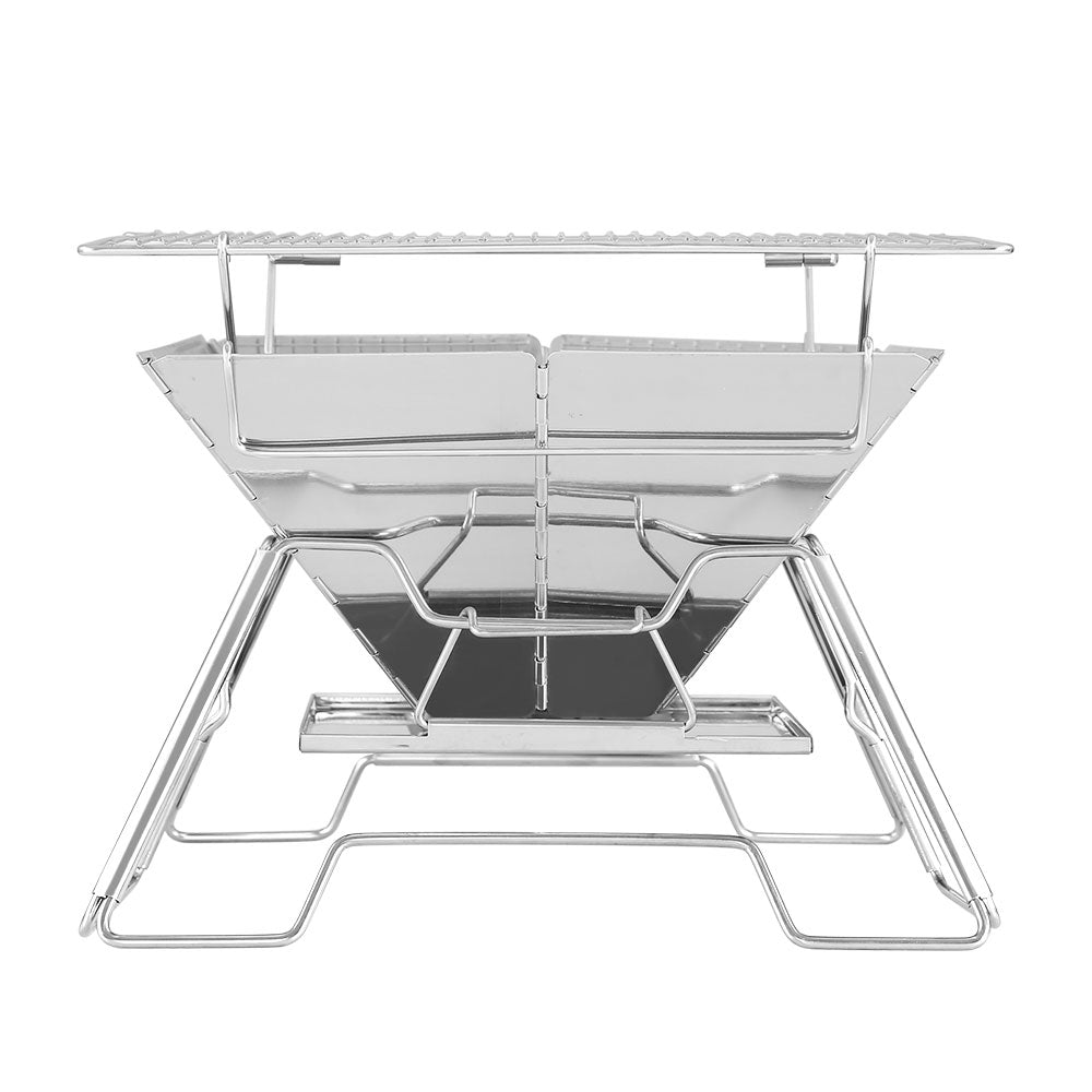 Grillz Fire Pit BBQ Grill with Carry Bag Portable