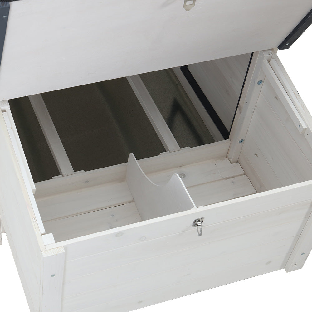 i.Pet Chicken Coop Rabbit Hutch 150cm x 60cm x 93cm Large House Run Cage Wooden Outdoor Bunny