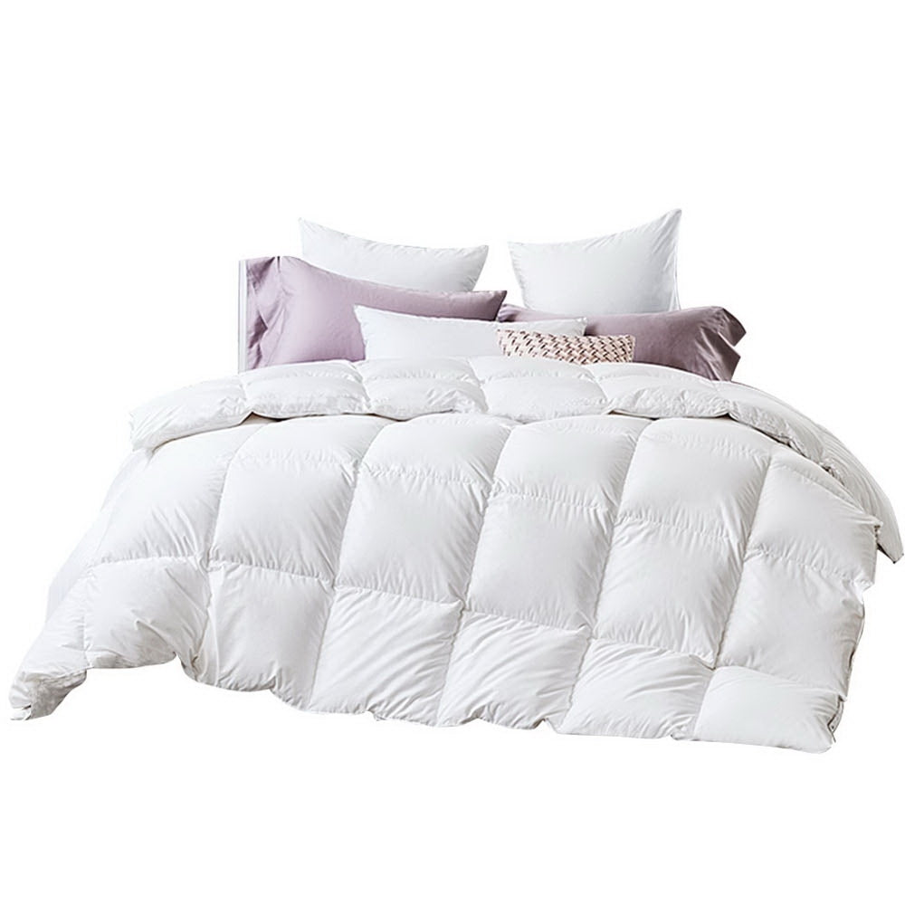 Giselle Bedding Duck Down Feather Quilt 700GSM Queen Size