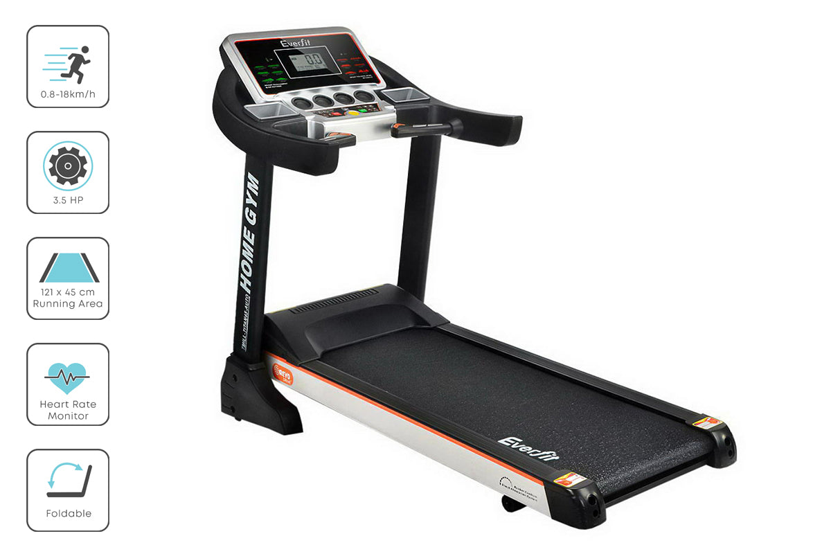 Everfit Treadmill Electric Home Gym Fitness Excercise Machine Hydraulic 420mm