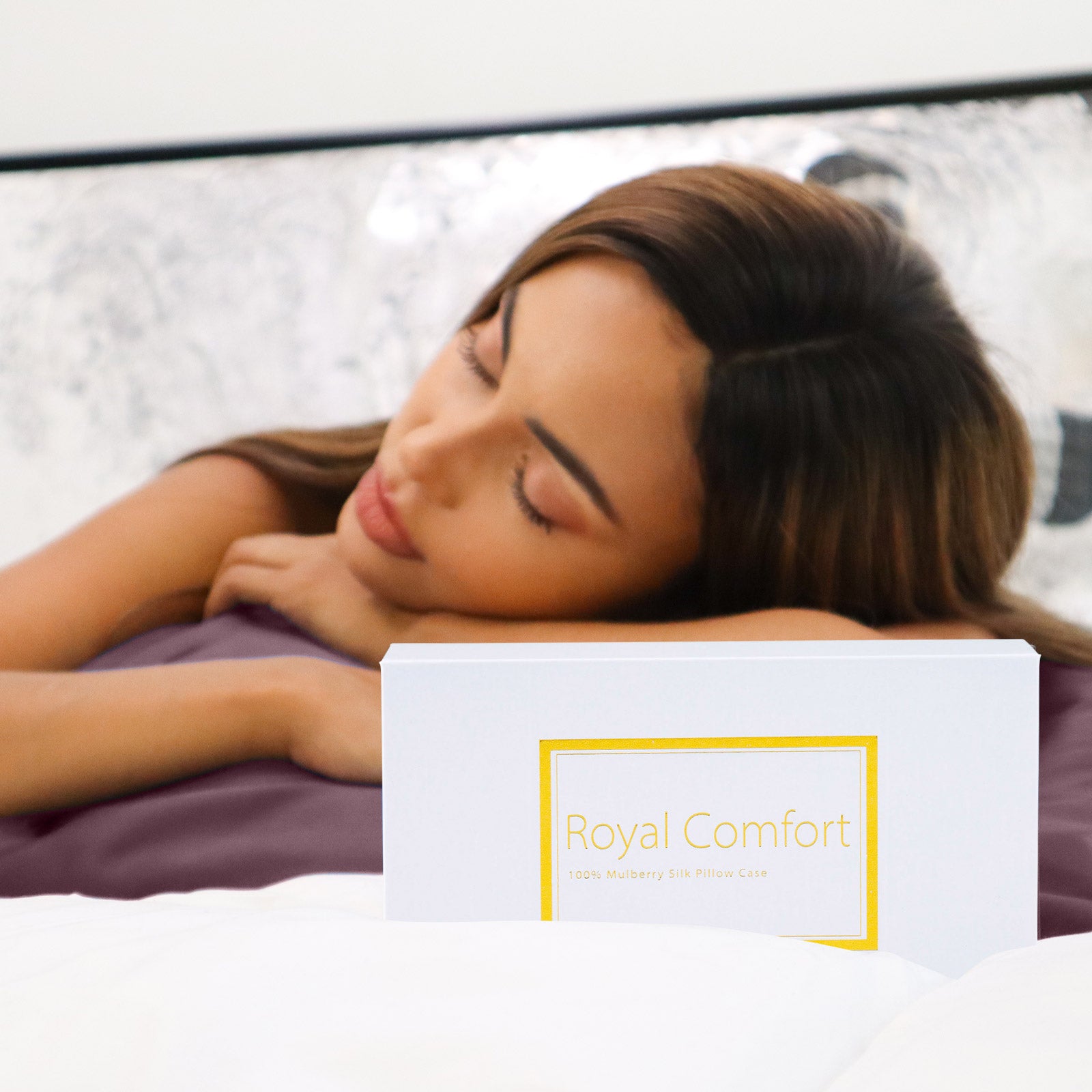 Royal Comfort Pure Silk Pillow Case 100% Mulberry Hypoallergenic Pillowcase Malaga Wine 51 x 76 cm