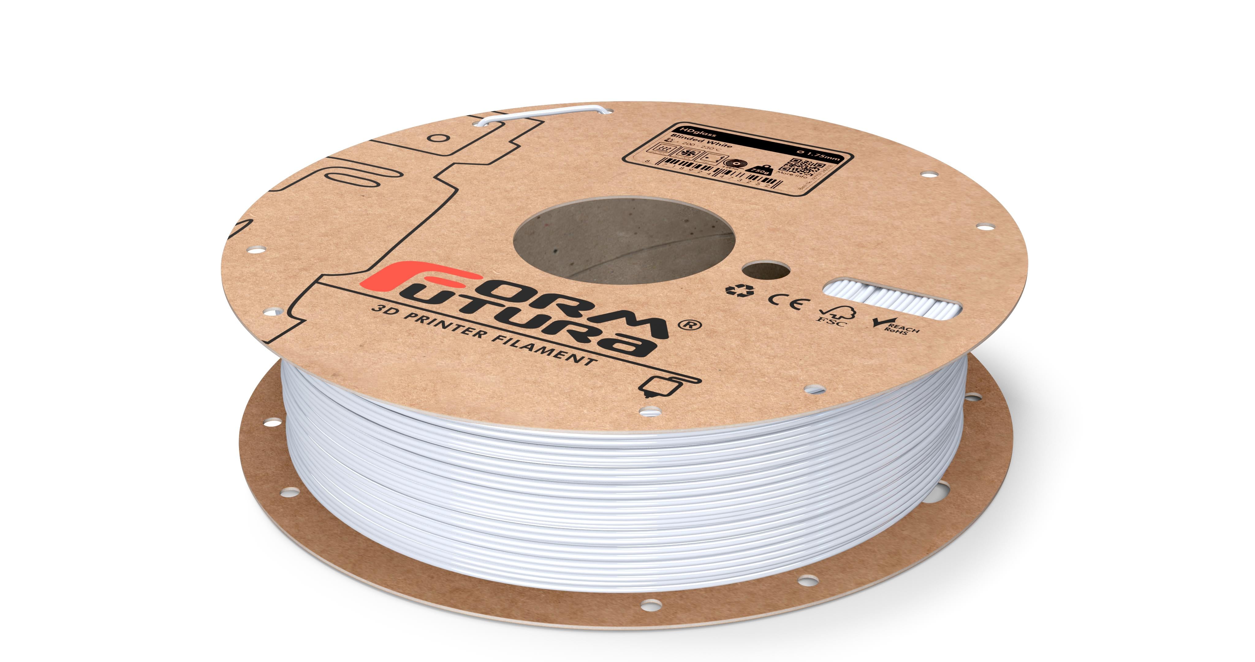 PETG Filament HDglass 1.75mm Blinded White 8000 gram (On Demand) 3D Printer Filament