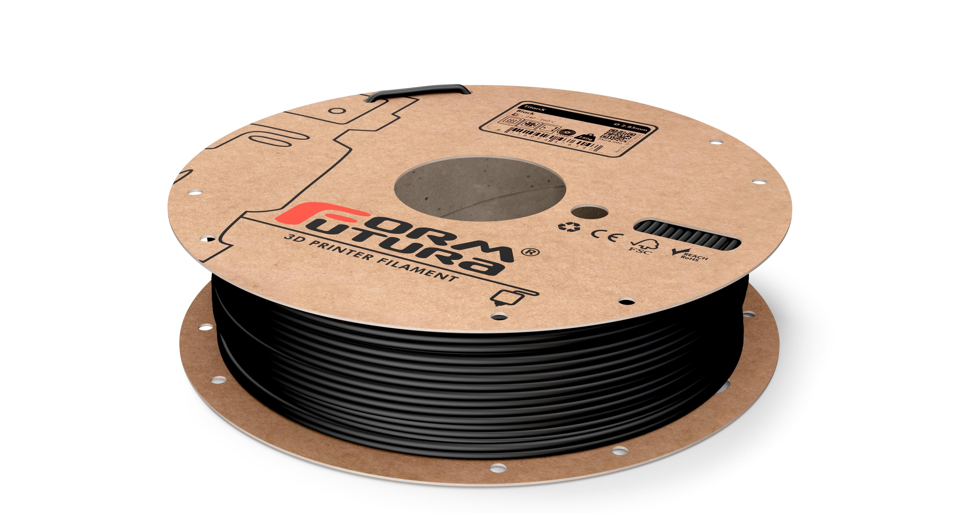 ABS Filament TitanX 1.75mm Black 4500 gram ABS Filament (On Demand) 3D Printer Filament