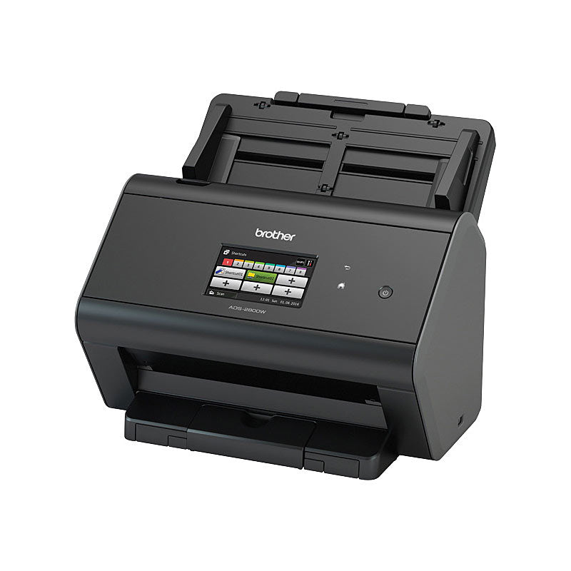 Brother ADS-2800W Wireless Network Scanner, 30ppm (40ppm via Firmware update & new shipment), 9.3\' LCD, Win/Mac/Linux