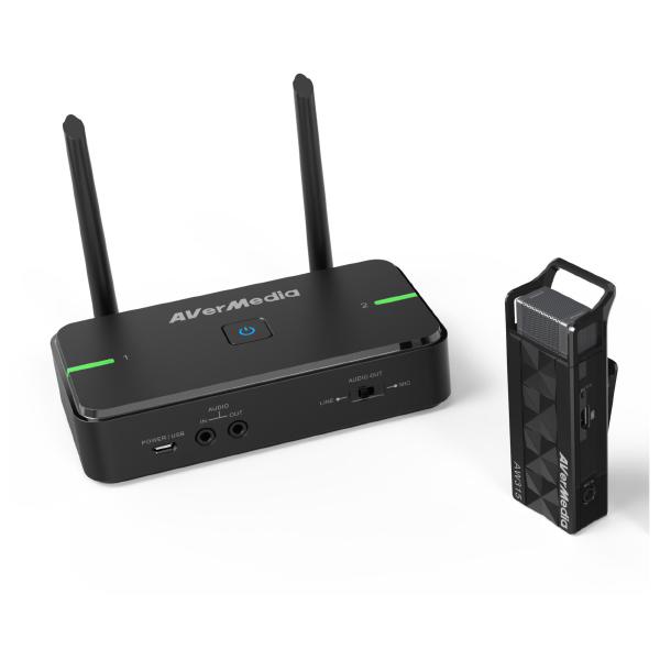 AVerMedia AW5 AVerMic Wireless Microphone & Classroom Audio System Single Mic and Receiver