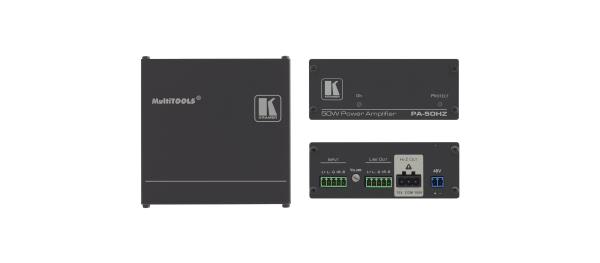 Kramer PA-50HZ Power Amplifier (50W RMS @70V/100V)  compact Hi-Z (70V/100V)