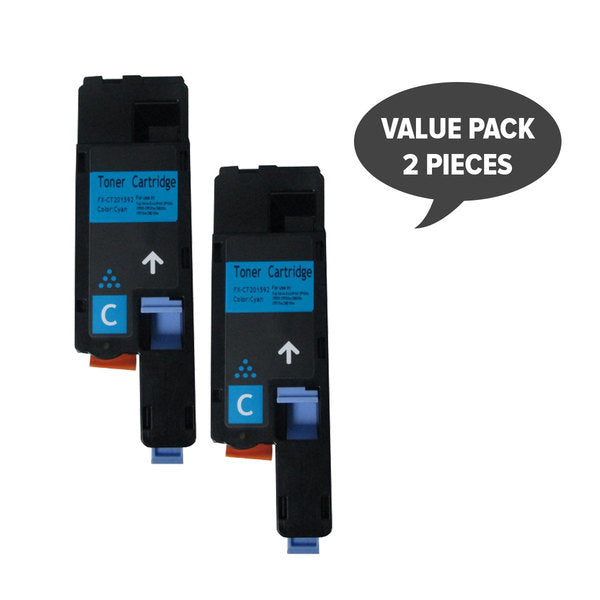 CT201592 CP105/205 Premium Generic Cyan Toner (Set of 2)