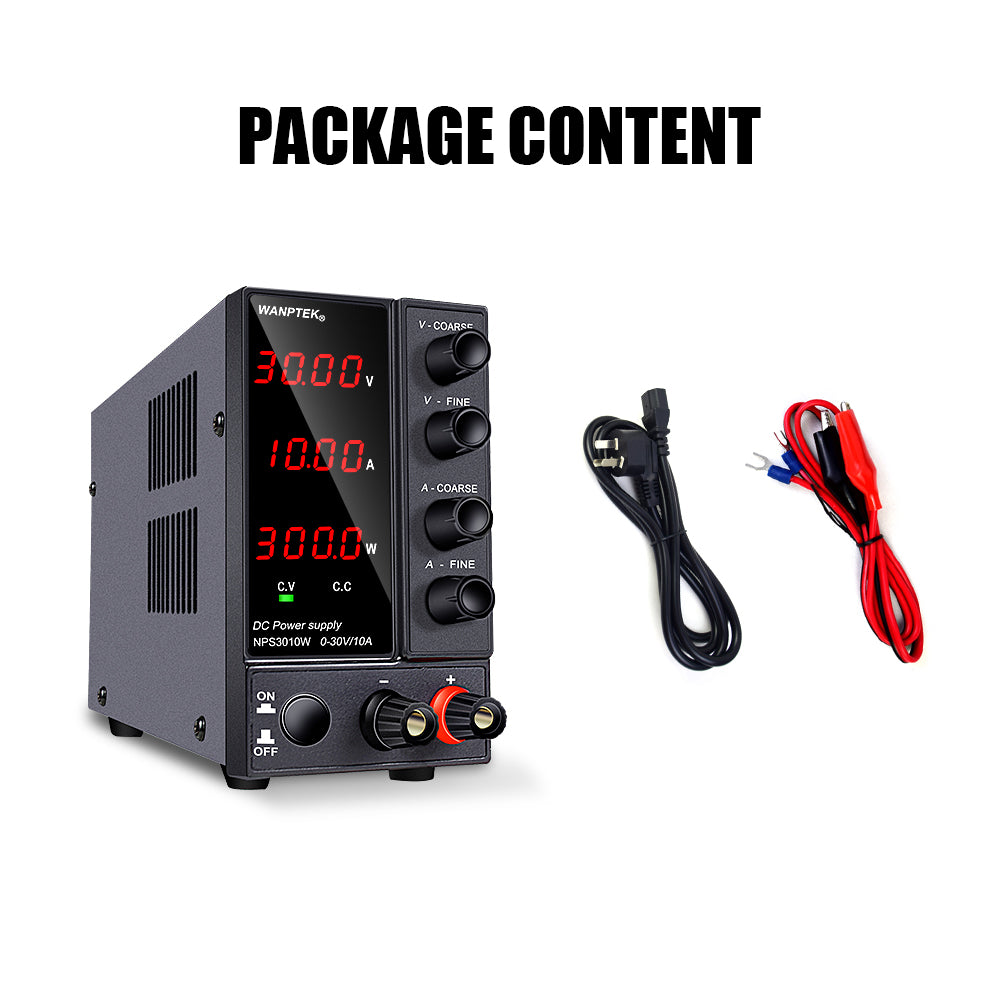 30V 6A DC Bench Power Supply Precision Variable 4 Digital Adjustable Lab Test AU