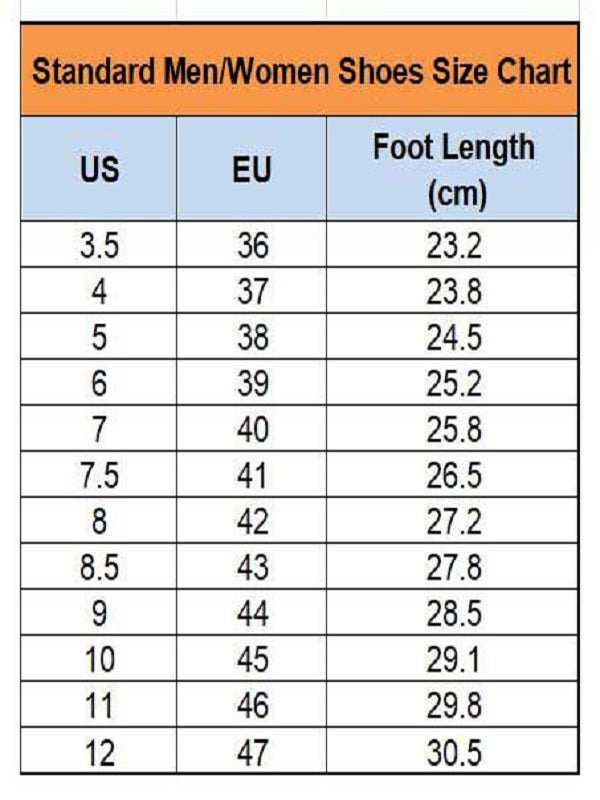 Us12 to euro size discount