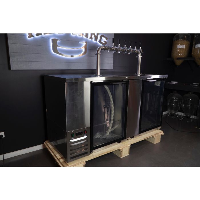 Kegerator KegMaster Super Deluxe Two Door Large