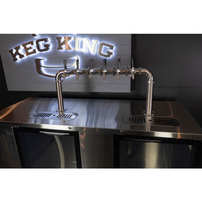 Kegerator KegMaster Super Deluxe Two Door Large