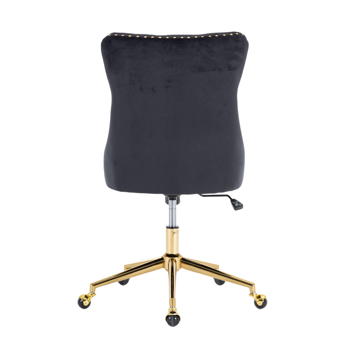 Velvet Home Office Chair- Beige