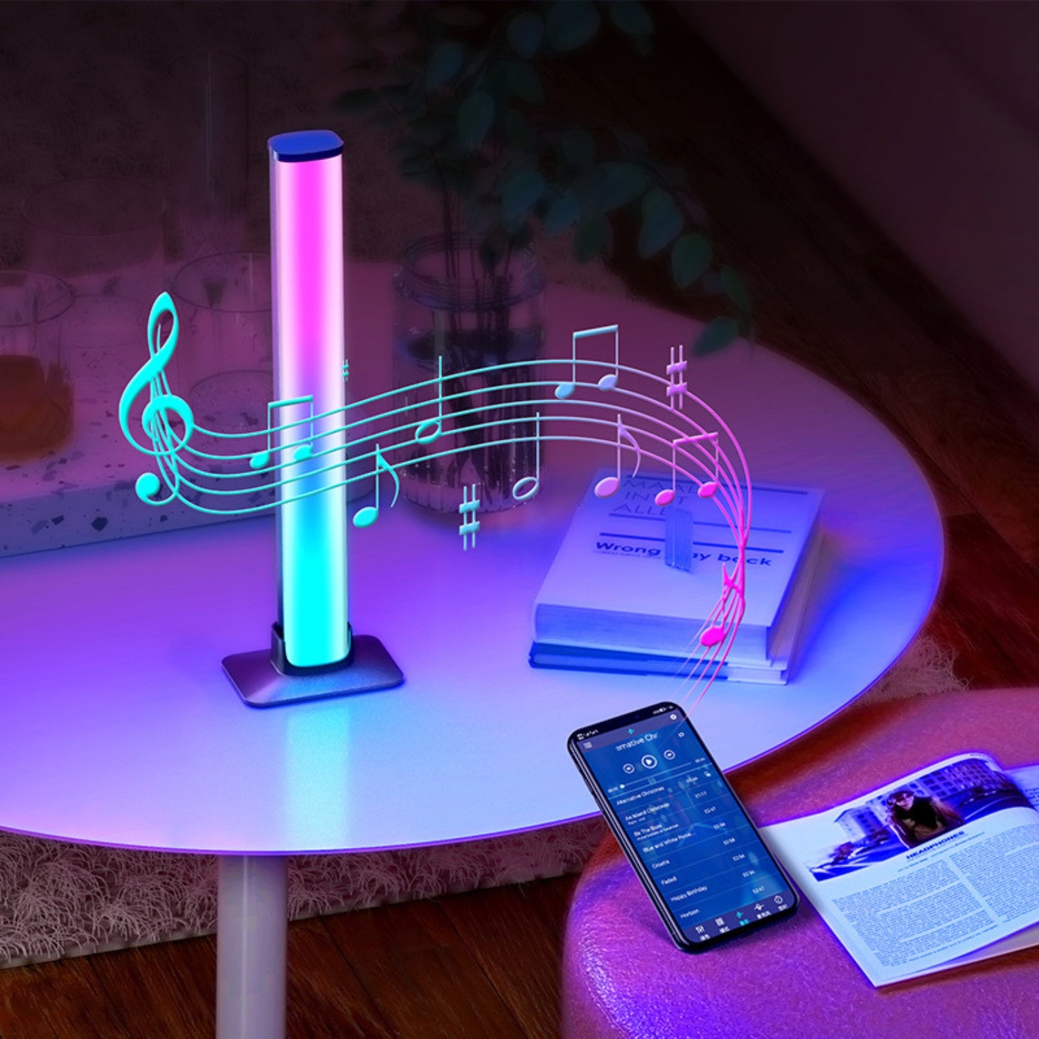 GOMINIMO Smart LED RGB Flow Light Bars 2pcs GO-LLB-100-NN