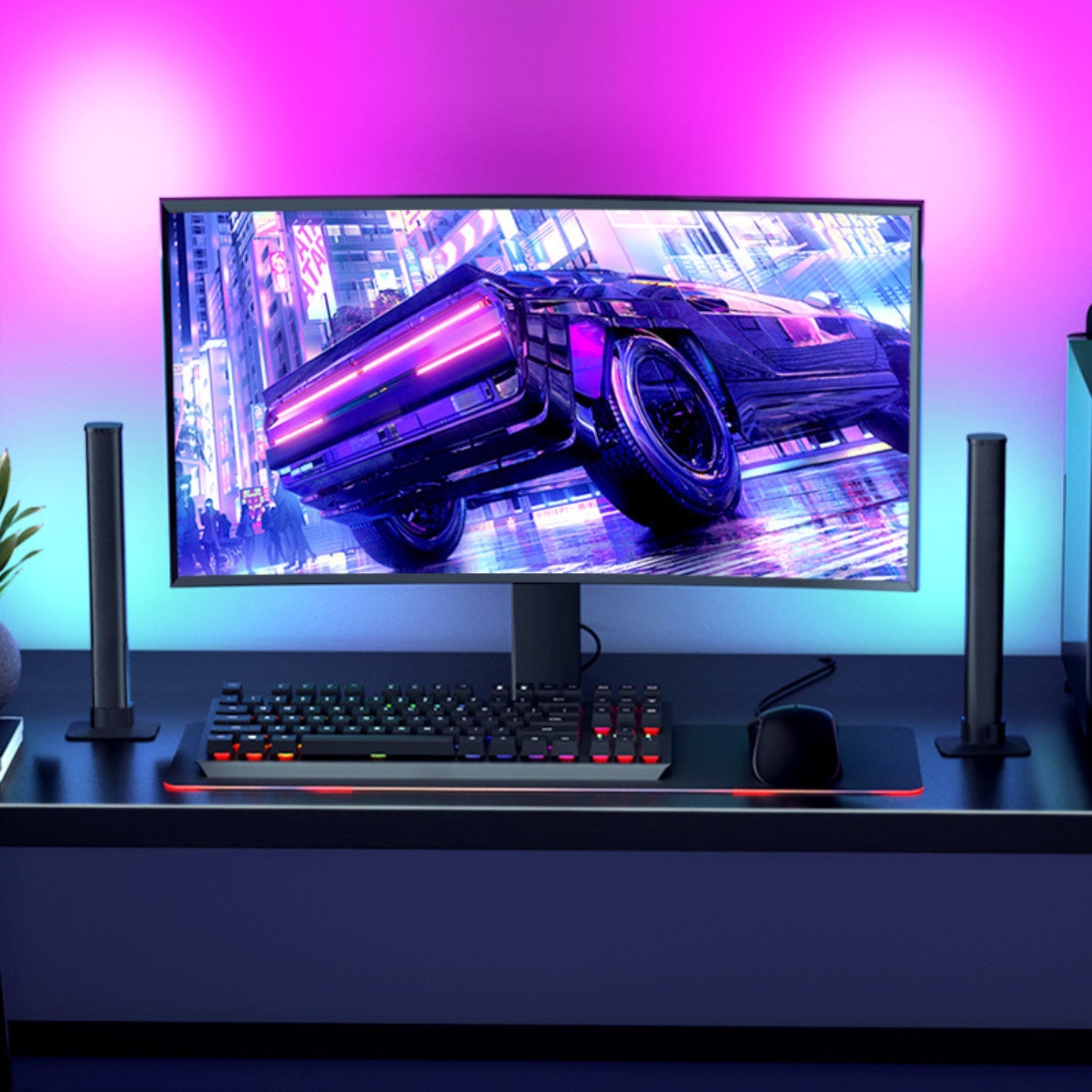 GOMINIMO Smart LED RGB Flow Light Bars 2pcs GO-LLB-100-NN