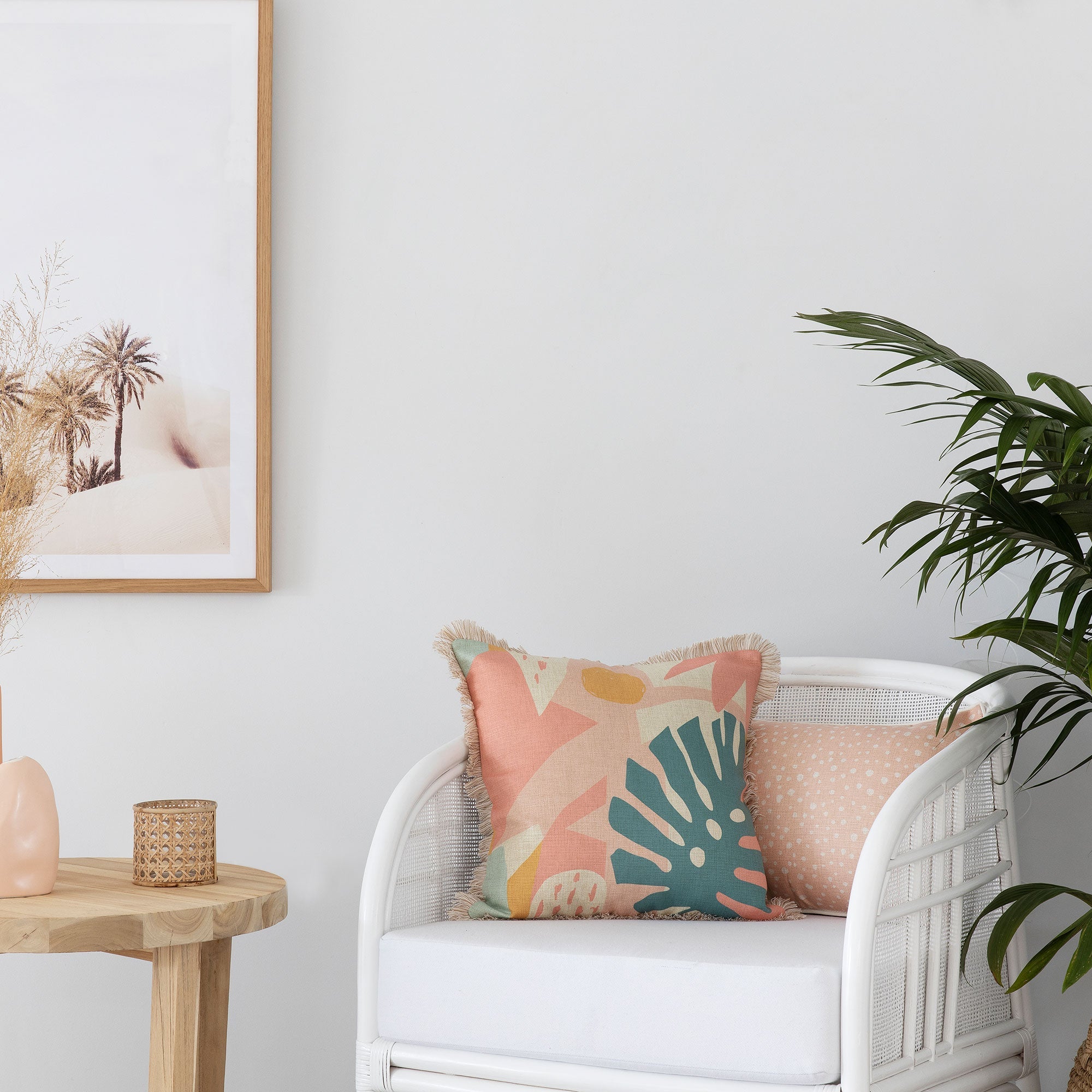 Cushion Cover-With Piping-Lunar Blush-35cm x 50cm