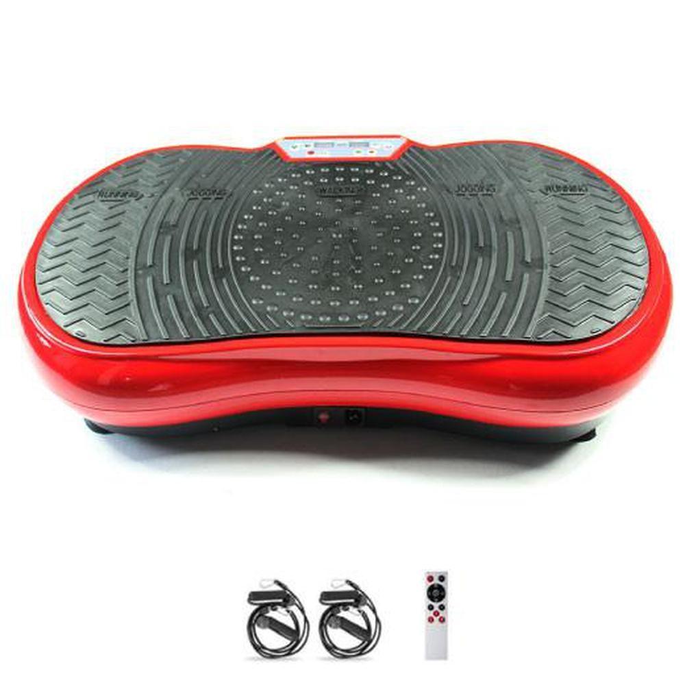 Red Vibration Machine Platform - Exercise Vibrating Plate - Whole Body