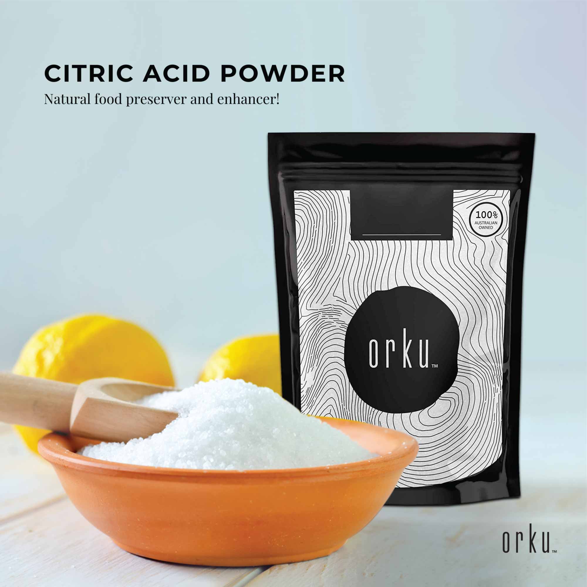 Bulk 10Kg Citric Acid Powder - Food Grade Anhydrous GMO Free Preservative c6h807