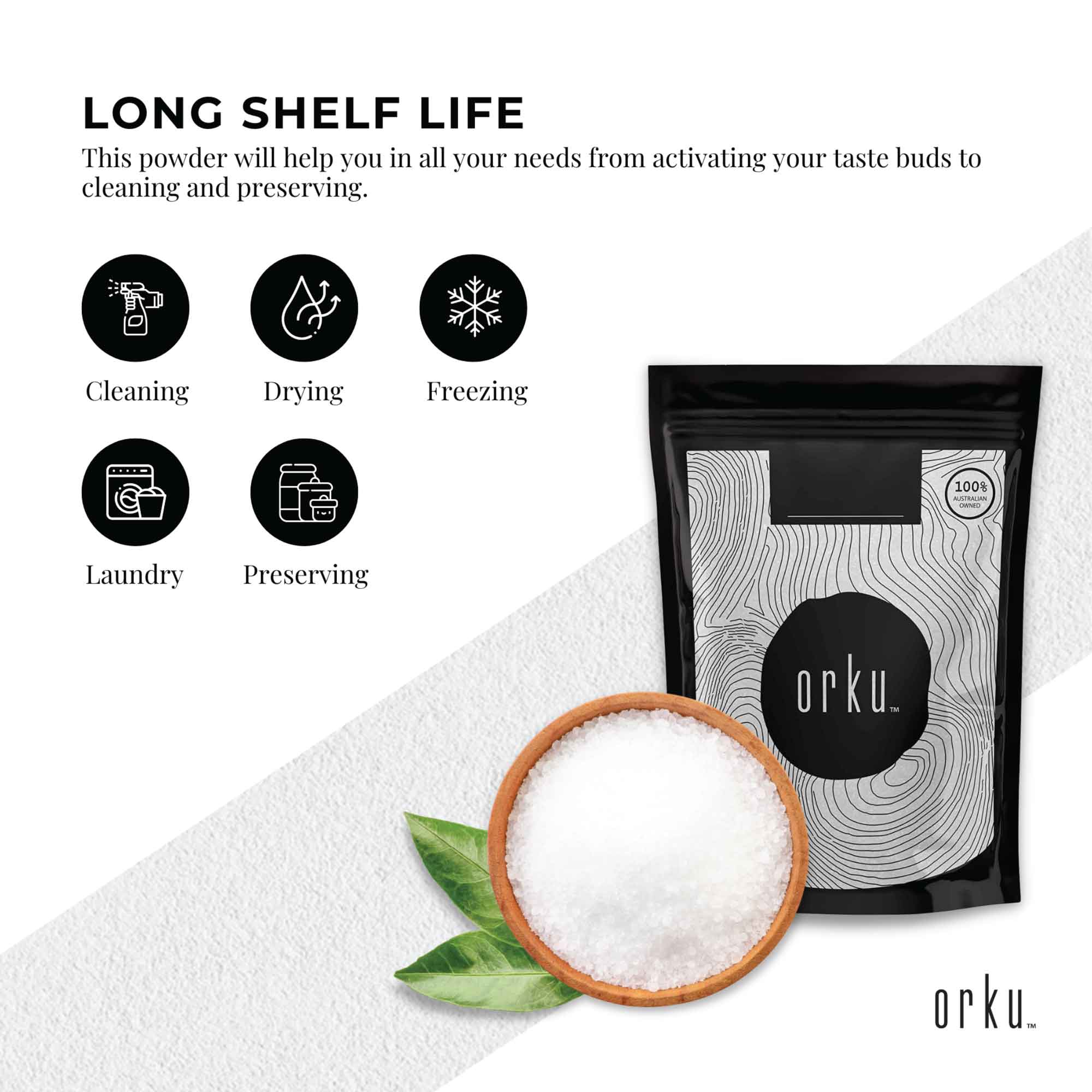 Bulk 10Kg Citric Acid Powder - Food Grade Anhydrous GMO Free Preservative c6h807