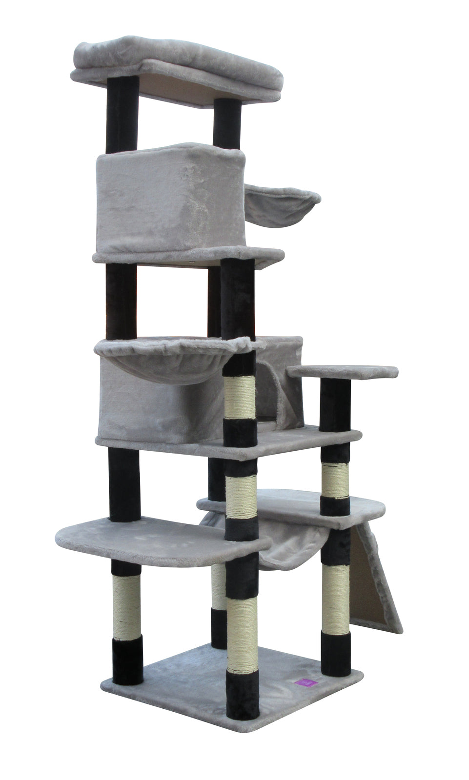 YES4PETS 161 cm  Cat Scratching Post Tree Scratcher Pole-Little Grey