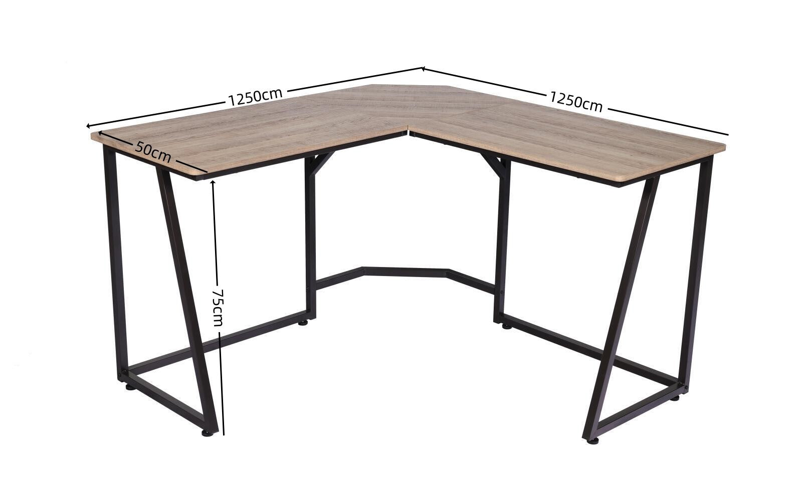 YES4HOMES Corner Computer Desk, Sturdy Home Office Gaming Desk for Laptop, Modern Simple Style Writing Table, Multipurpose Workstation