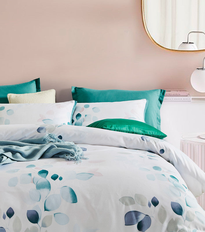 Microfiber Reversible Quilt Cover Set - Olinda - King Size