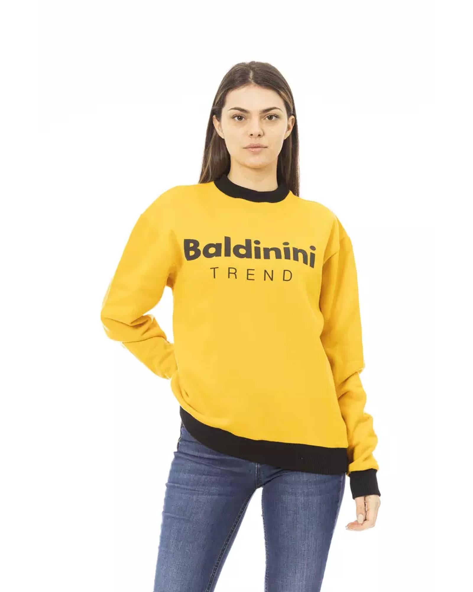 Long Sleeve Fleece Hoodie with Front Logo M Women