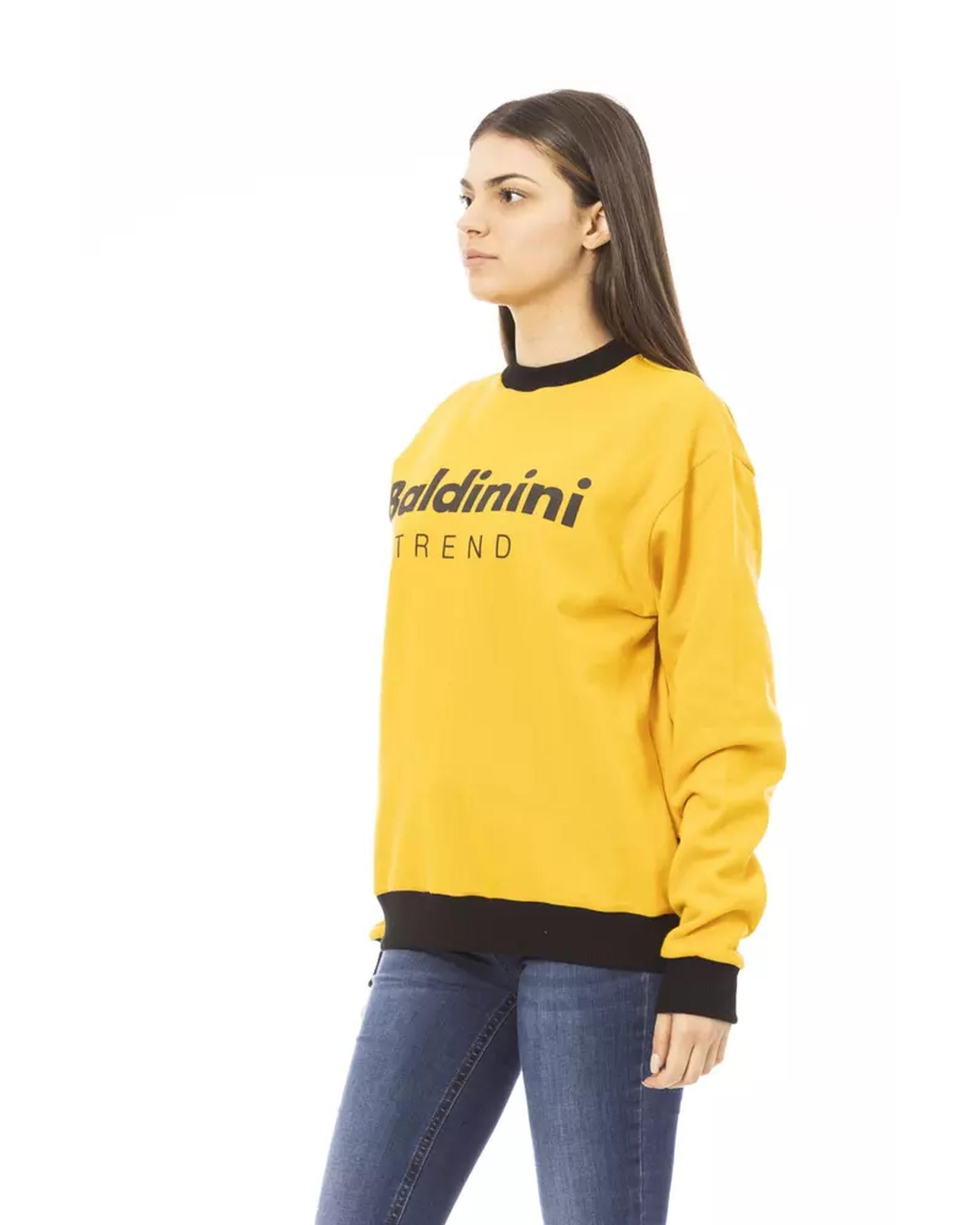 Long Sleeve Fleece Hoodie with Front Logo M Women