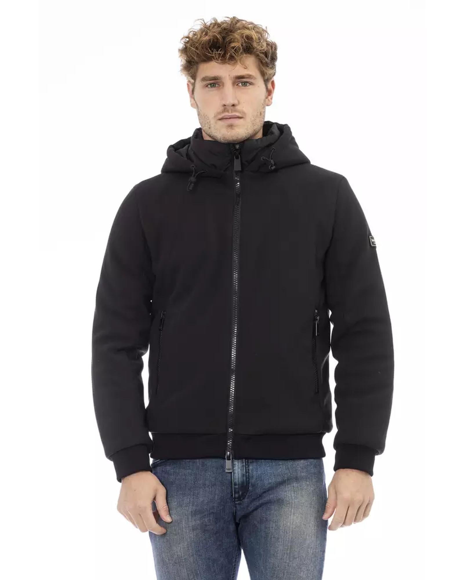 Threaded Pocket Jacket with Double Breasted Closure 2XL Men